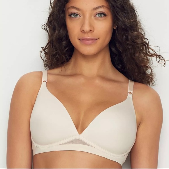 New WARNER’S flex revolution collection white  bra size 38D - Picture 1 of 6